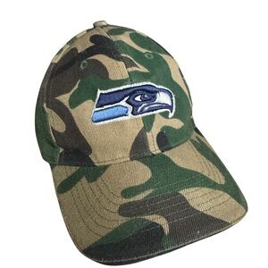 Seattle Seahawks camouflage adjustable cap one size